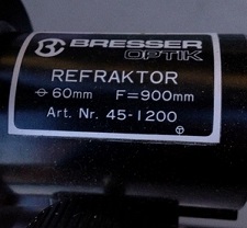 Bresser Refraktor 60/900mm