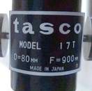 Tasco 17-T Refraktor 80/900mm